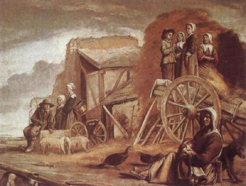 Louis Le Nain The Cart or Return from Haymaking oil painting image